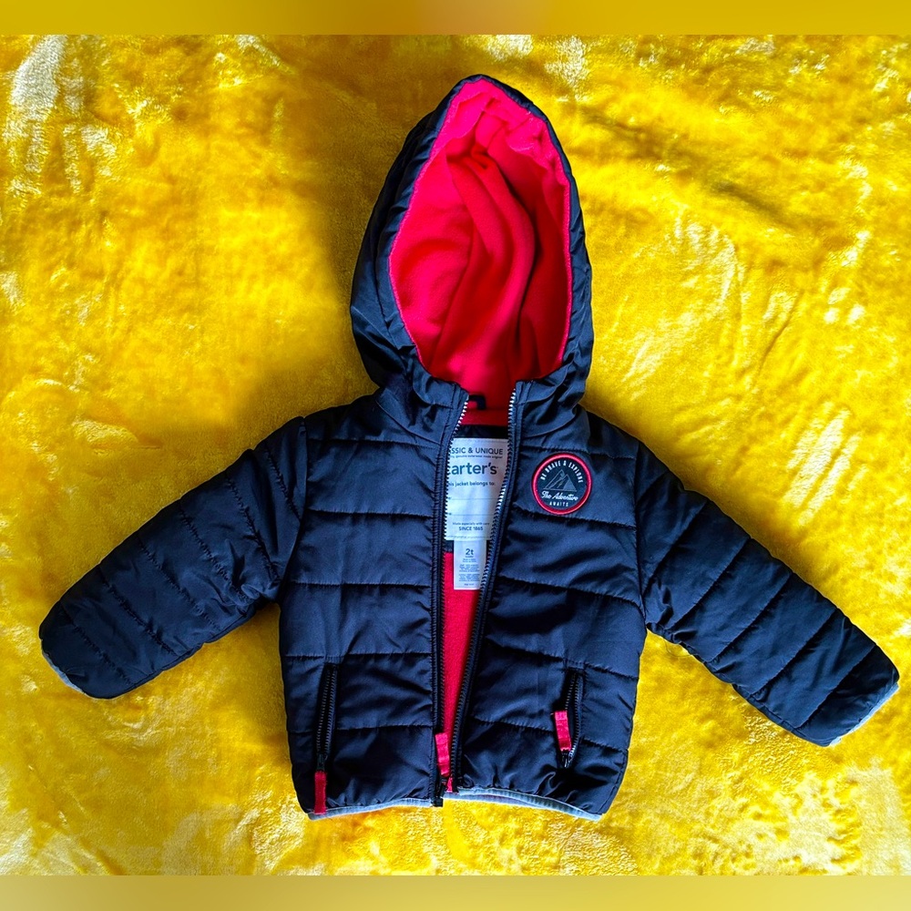 Carter’s Puffer Jacket w/ Hood (Toddler Boy)